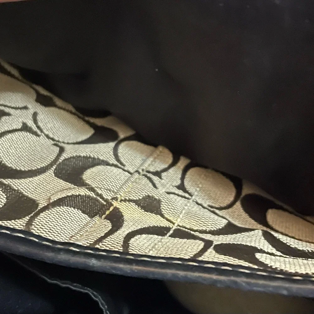COACH Ergo Brown and Tan Designer Shoulder Bag - Picture 8 of 11